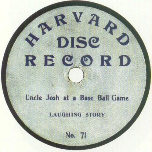 Harvard Disc Record. Courtesy of http://www.78rpm.net.nz