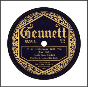 Record Label: 1920-1927. Featuring a hexagon. May be in red, blue, green, maroon, or black.