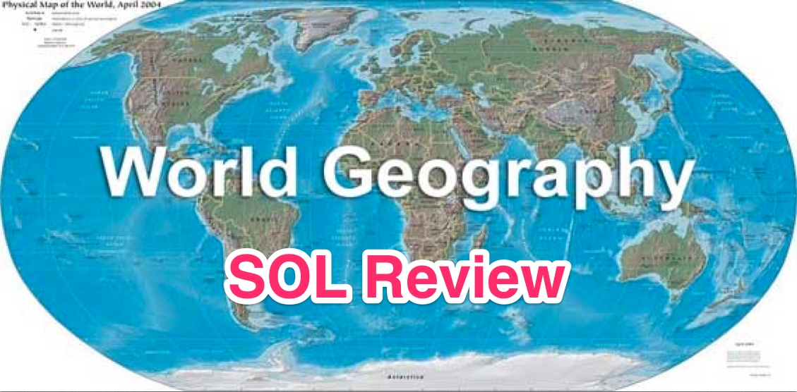 World Geography SOL Review