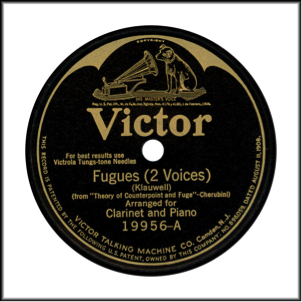 Record Label: Jan. 1914-Oct. 1926. Note the arch (“Batwing”) at the top of label. May be in blue, black, purple or red.