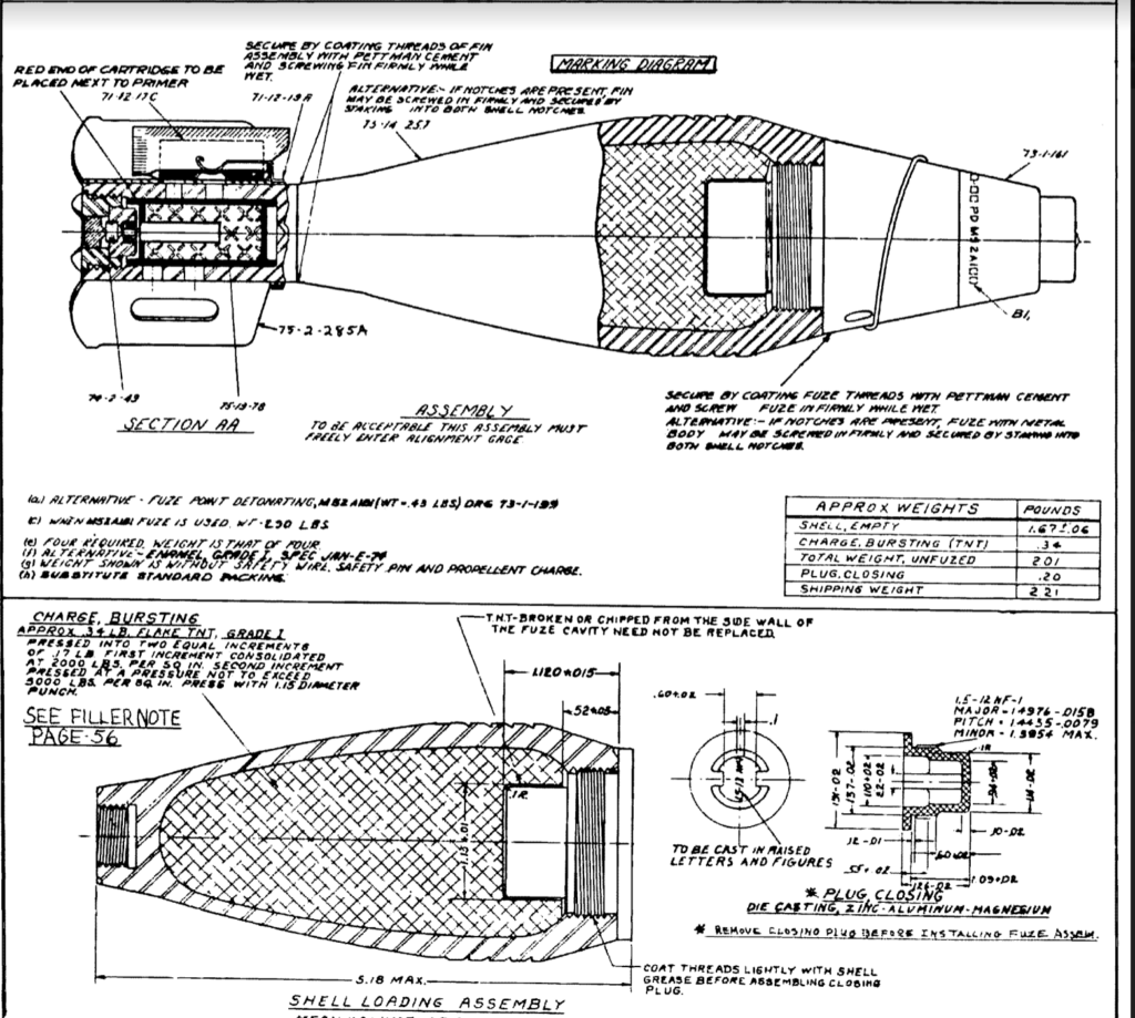 60mm mortar shell blueprint