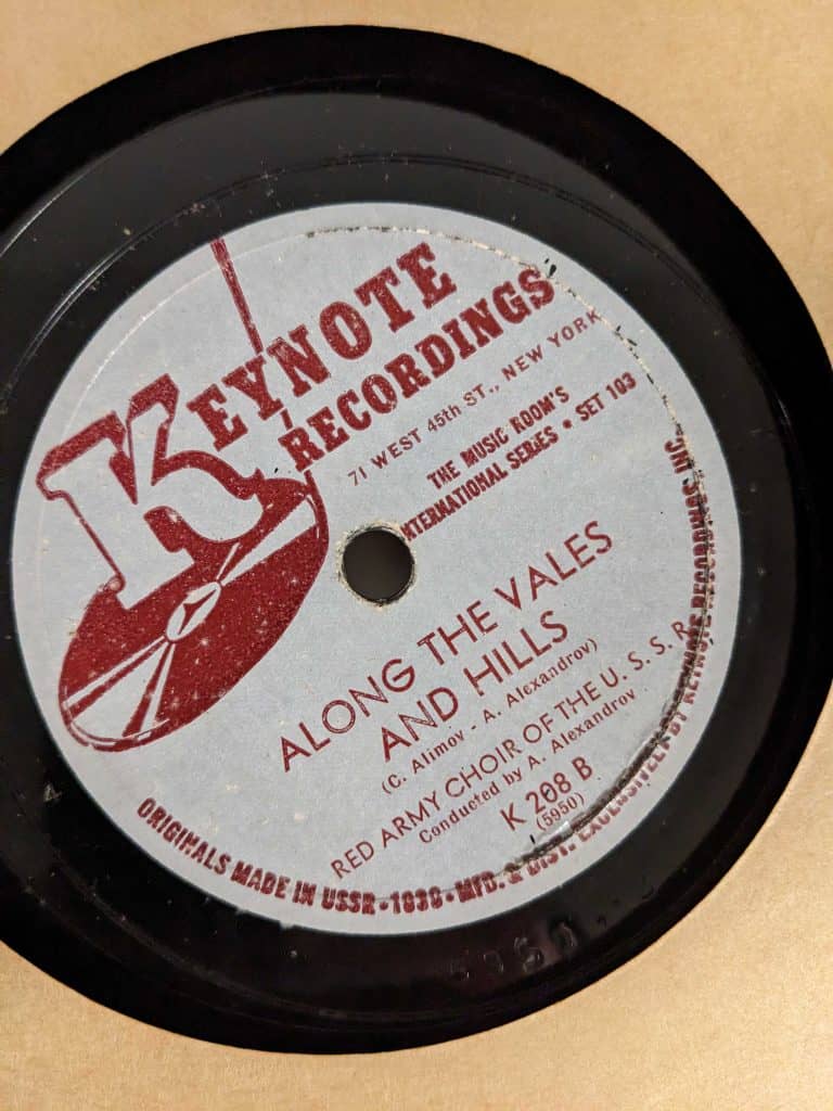 Along the vales and hills record