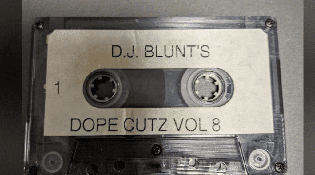 Dope Cutz Volume 8 tape label